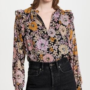BB Dakota Floral Me Not Blouse